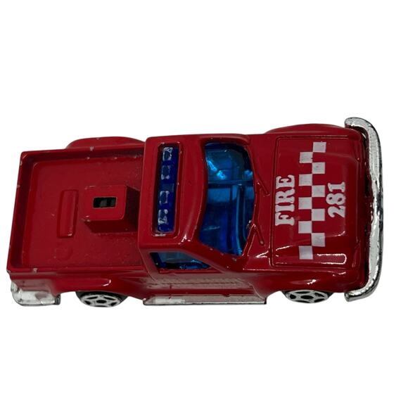 Vintage Die-Cast Fire Rescue Truck #281 Mini Collectible Toy Pickup Vehicle - Picture 6 of 7